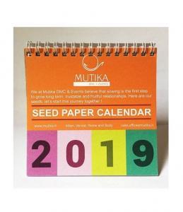 Calendario in Carta Piantabile per Mutika