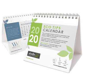 Calendario in Carta Piantabile con Esempi di Personalizzazione