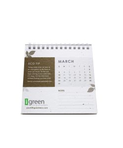 Calendario con fogli iGreen marzo