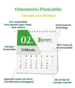 Calendario piantabile evidenza