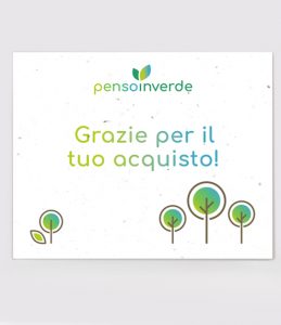 Inviti & Volantini in Carta Piantabile per Penso in Verde