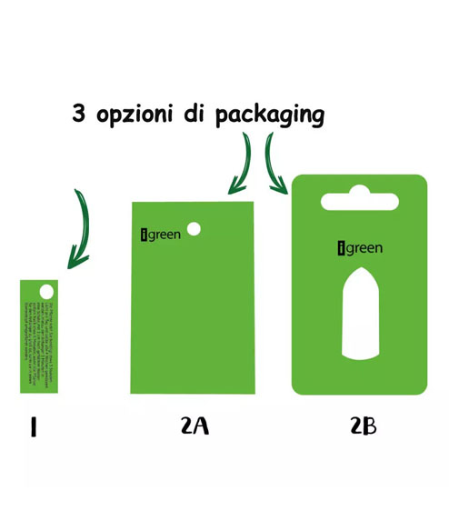 Portachiavi Mini Cactus con Template per Personalizzazione Packaging