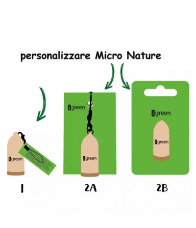 Portachiavi Mini Cactus con Template per Personalizzazione Packaging & Capsula