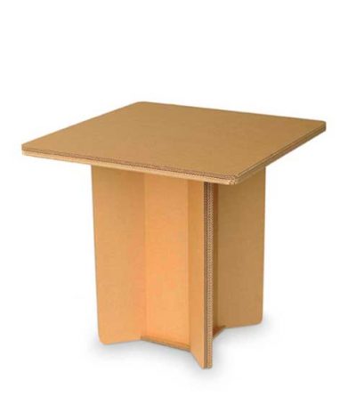 Tavolino Quadrato in Cartone Riciclato immagine 2