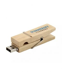 USB Clip in Legno Naturale per Summerset