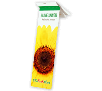 Segnalibro Eko Bookmark in Carta Riciclata Con Semi di Girasole Versione Standard