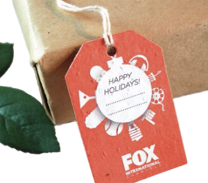 Etichette in Carta Piantabile Holidays per Progetto Fox