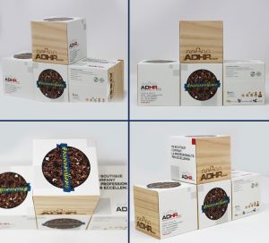 EcoCube | Fiori & Piante in Cubi di Legno | Progetto ADHR