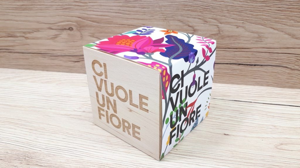 EcoCube | Fiori & Piante in Cubi di Legno | Progetto Ci Vuole un Fiore