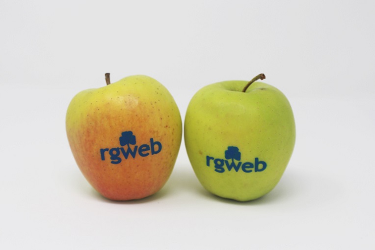 Frutta con Logo Edibile | Progetto RGWEB