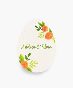 F.Etichetta Matrimonio-76x102mm (Ovale)-Bianca