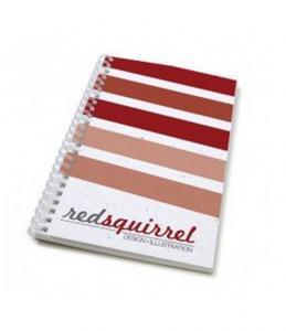 Block Notes con Anelli e Copertina Piantabile per redsquirrel