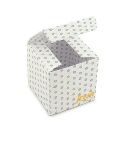 Box in Carta Piantabile a forma Quadrata per Progetto Fresh