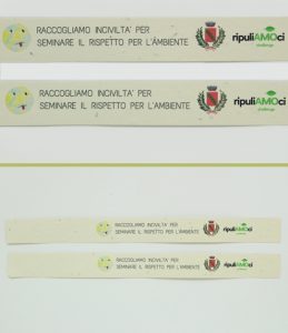 Braccialetti in Carta Piantabile per RipuliAmoci Carta Crema