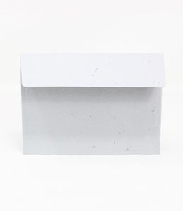 Fronte Busta in Carta Piantabile Colore Bianco