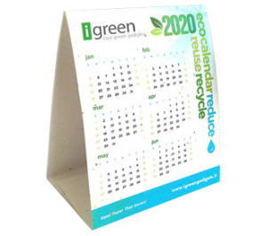 Calendario da Tavolo Piantabile per iGreen anno 2020