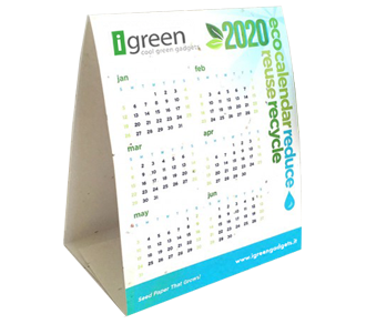 Calendario da Tavolo Piantabile per iGreen anno 2020