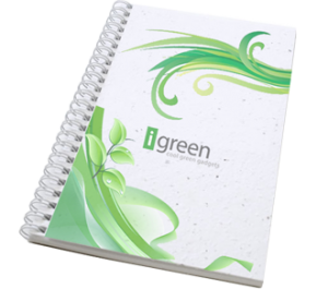 Block Notes con Anelli e Copertina Piantabile per iGreen Gadgets