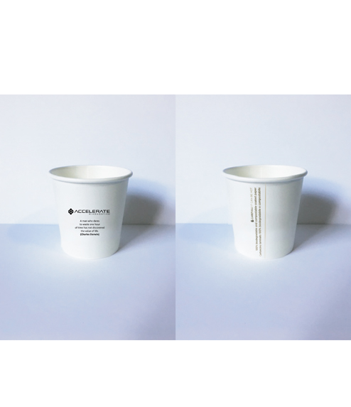 Bicchieri di carta riutilizzabili da 200 ml Imballo per bicchieri di carta biodegradabili monouso per caffellatte Soul Forest caffè espresso e acqua 