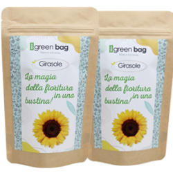 iGreen Bag La Busta biodegradabile con Semi di Girasole