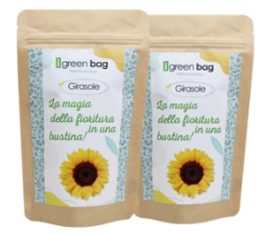 iGreen Bag La Busta biodegradabile con Semi di Girasole