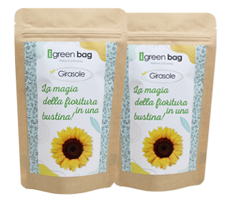 iGreen Bag La Busta biodegradabile con Semi di Girasole