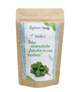 iGreen Bag La Busta biodegradabile con Semi di Basilico