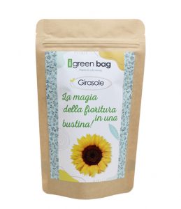 iGreen Bag La Busta biodegradabile con Semi di Girasole