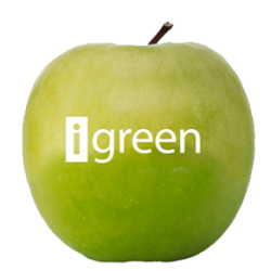 Mela Granny Smith con Logo Edibile