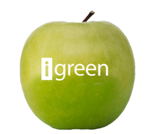 Mela Granny Smith con Logo Edibile