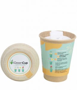 Composizione iGreen Cup Tazza da Caffè Bio con Fiori & Piante