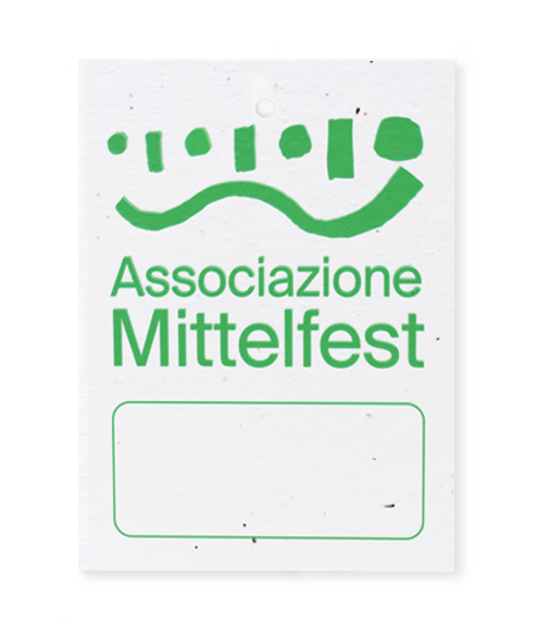 Badge Carta Piantabile Mittelfest