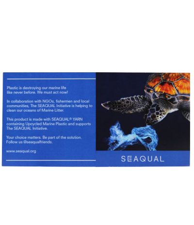 Teli da Mare Seaqual con etichetta con Spiegazione
