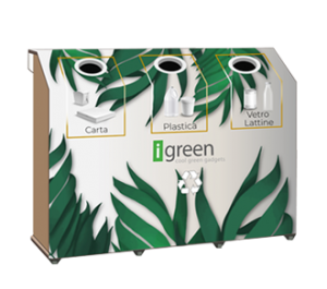 Differenziatore Orizzontale in Cartone Riciclato per iGreen Gadgets