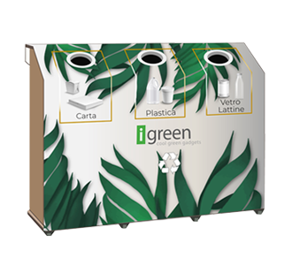 Differenziatore Orizzontale in Cartone Riciclato per iGreen Gadgets