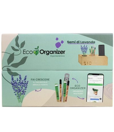 Eco Organizer Porta Penne/Matite & Appoggia Telefono con Lavanda