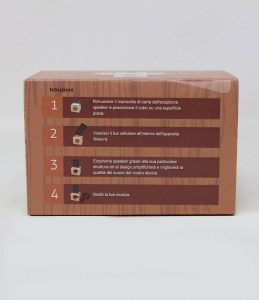 Eco Phone Speaker Amplificatore naturale per Smartphone retro del packaging
