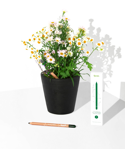 Eyeliner Sprout Nero con vaso 487x583