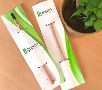 Matita piantabile con pack igreen