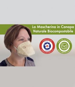 Mascherina Ecosostenibile in Canapa Naturale e Biocompostabile immagine 5