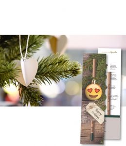 Matita Sprout Piantabile Confezione Personalizzata versione Christmas Tree Confezione Personalizzata Fronte e Retro