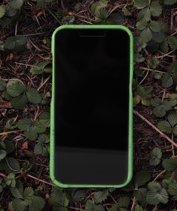 iGreen Cover verde fronte smartphone