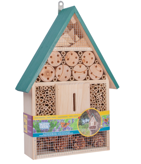 Bee Hotel in Legno - casetta grande lato