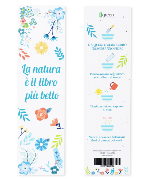 Segnalibro Piantabile Natura Fronte + Retro 494x573