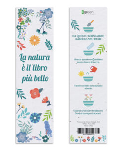 Segnalibro Piantabile Natura Rendering