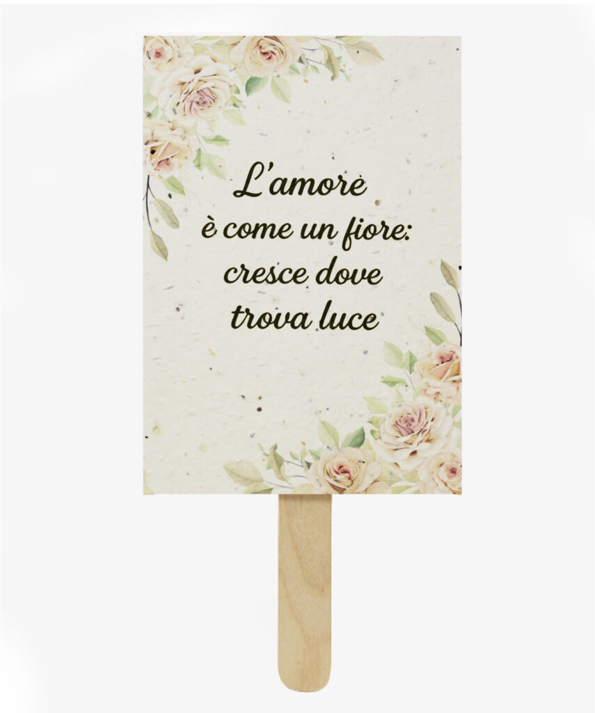 Ventaglio Amore Fiore Fronte