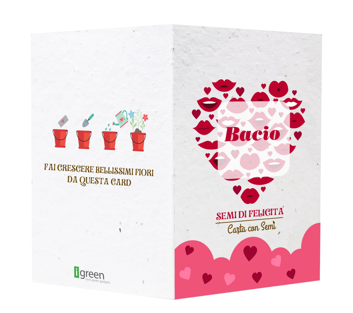 Biglietti di Auguri Magici in Carta con Semi, Card Auguri Piantabili formato A5