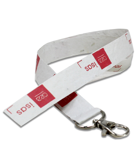 Lanyard in Carta Piantabile personalizzato Isas 494x573
