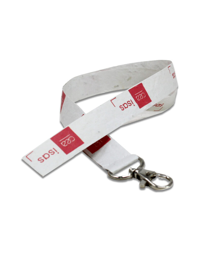 Lanyard in Carta Piantabile personalizzato Isas