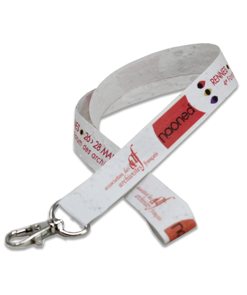 Lanyard in Carta Piantabile personalizzato Rennes 494x573